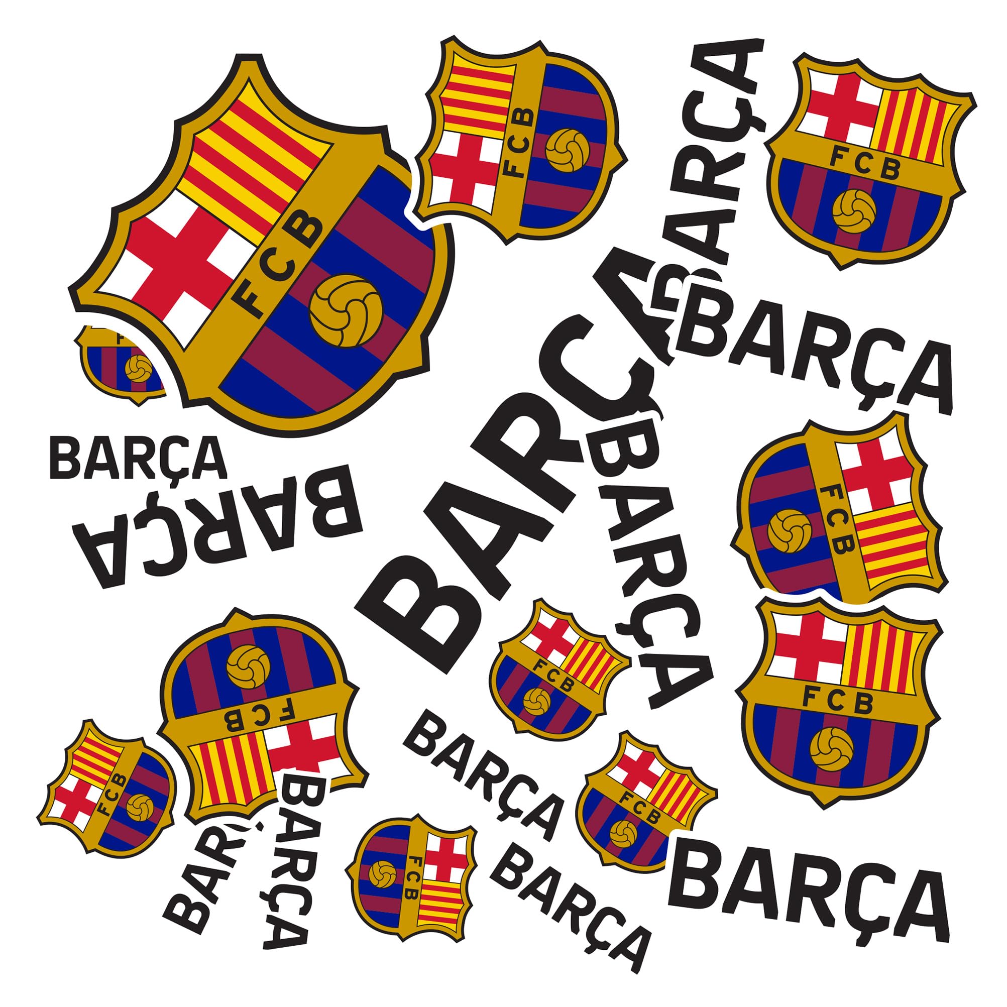 Amazon.com: Desert Cactus FC Barcelona Barça Sticker Barça Sheet